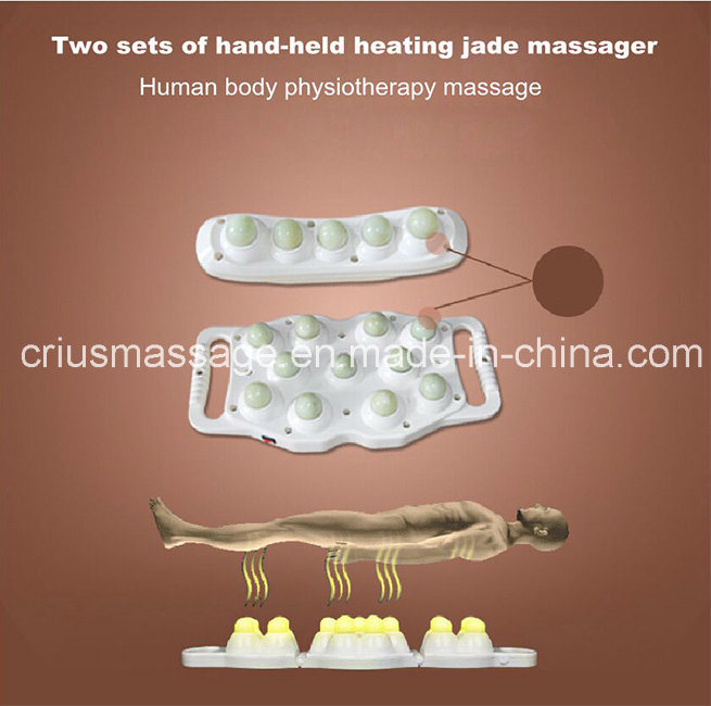 Unfolding Wood Heating Jade Massage Bed