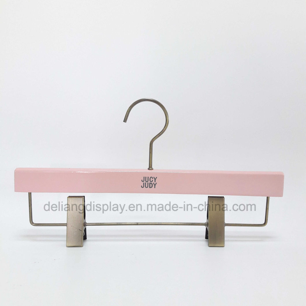 Wooden Hanger Suit Pink /Pants/Coat Hanger for Female