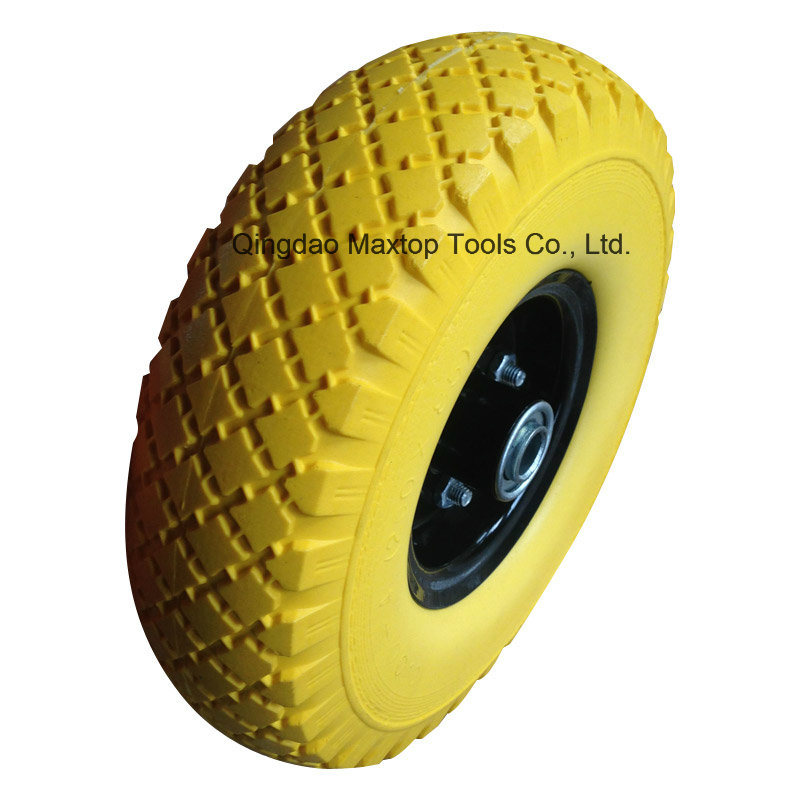 4.00-8 Rubber PU Foam Solid Pneumatic Tire for Wheelbarrow