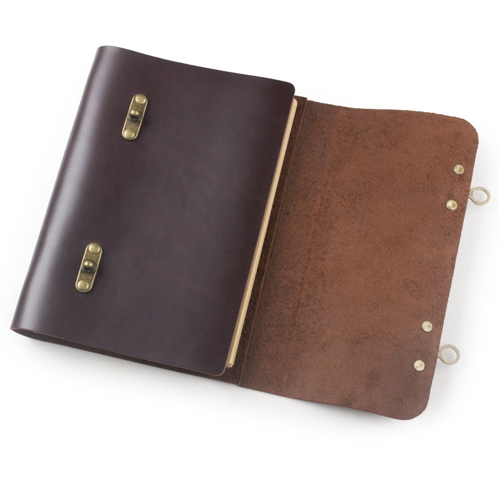 Brown PU Leather School Custom Note Book