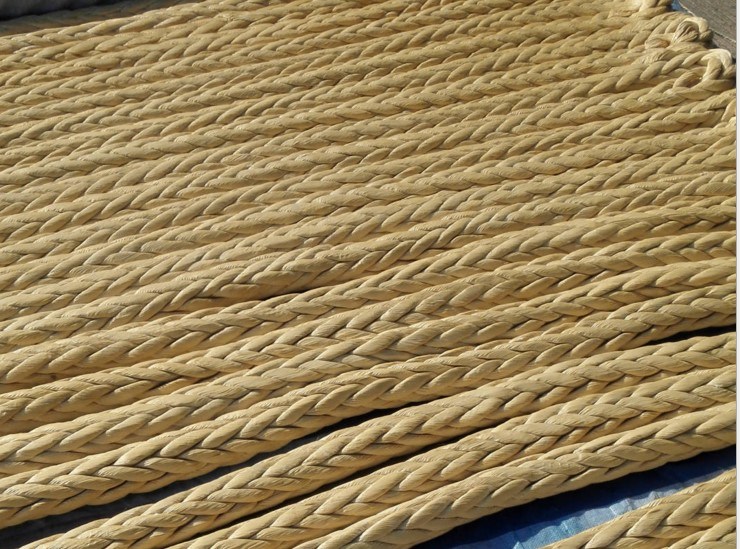 UHMWPE Fiber Mooring Rope 12-Strand Dyn Ropes Impa Code 21 16 02