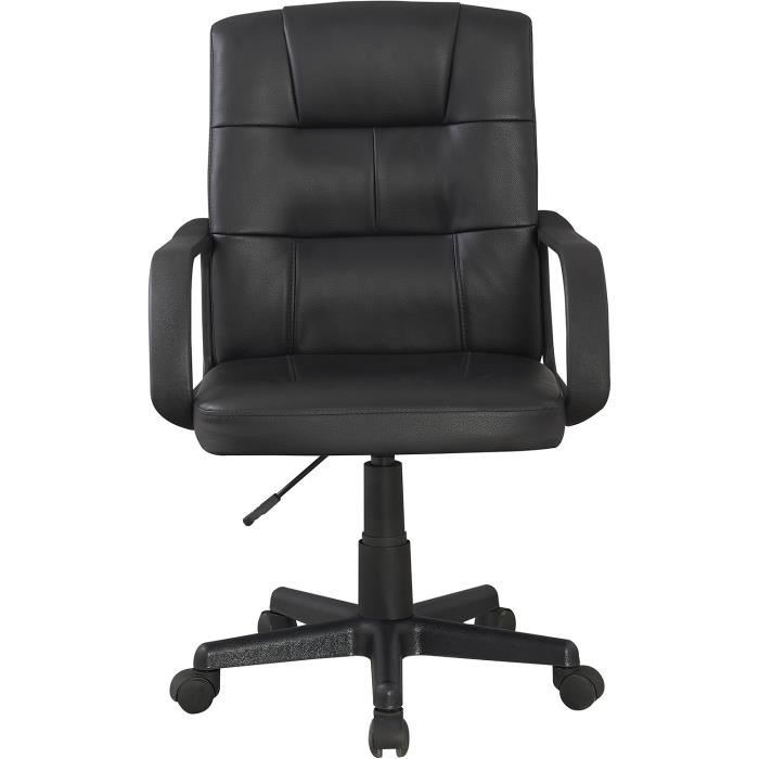 Classic Home Office Computer Desk MID-Back PU Leather Chair (LSA-001)