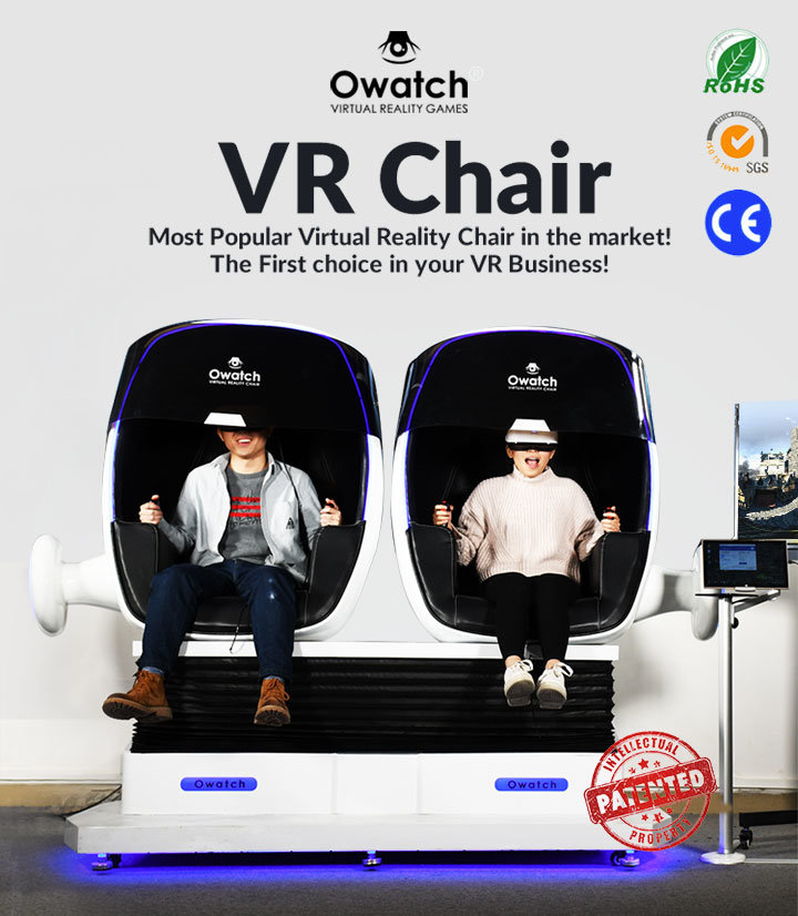 Electric 110-240V System 9d Vr Chair Family 2 Seats Virtual Reality Simulation Rides