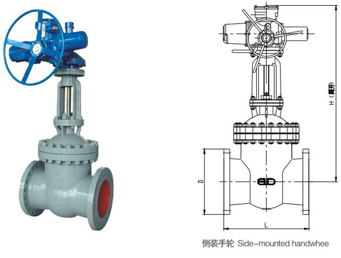 API Electric Flanged Gate Valve