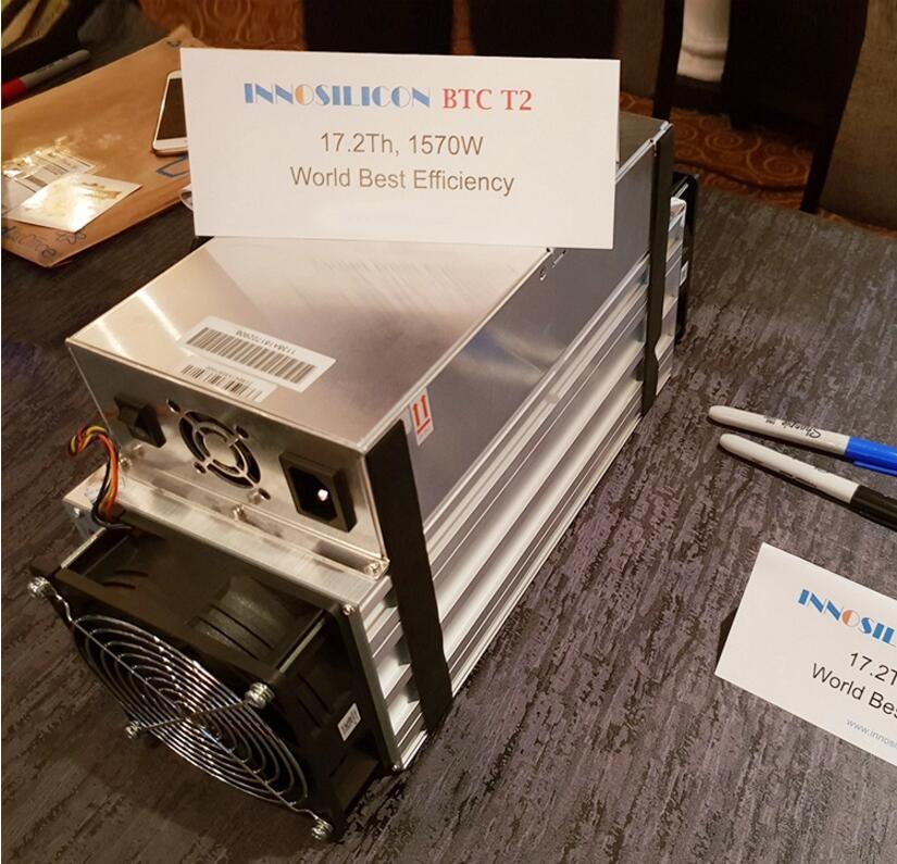 Innosilicon Terminator T2 Best Bitcoin Miner 17.2th/S 1430W Inclued PSU --Stock in Shenzhen---Free Shiping