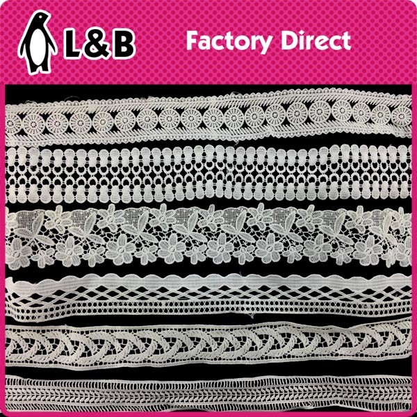 Manufacture Chemical New Design Embroidery Lace for Sale