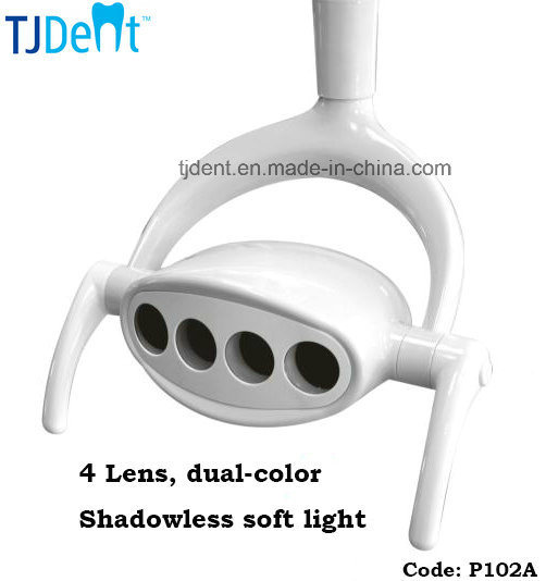 4 LED Lens Shadowless Dual Color Dental Operation Light (P102A)