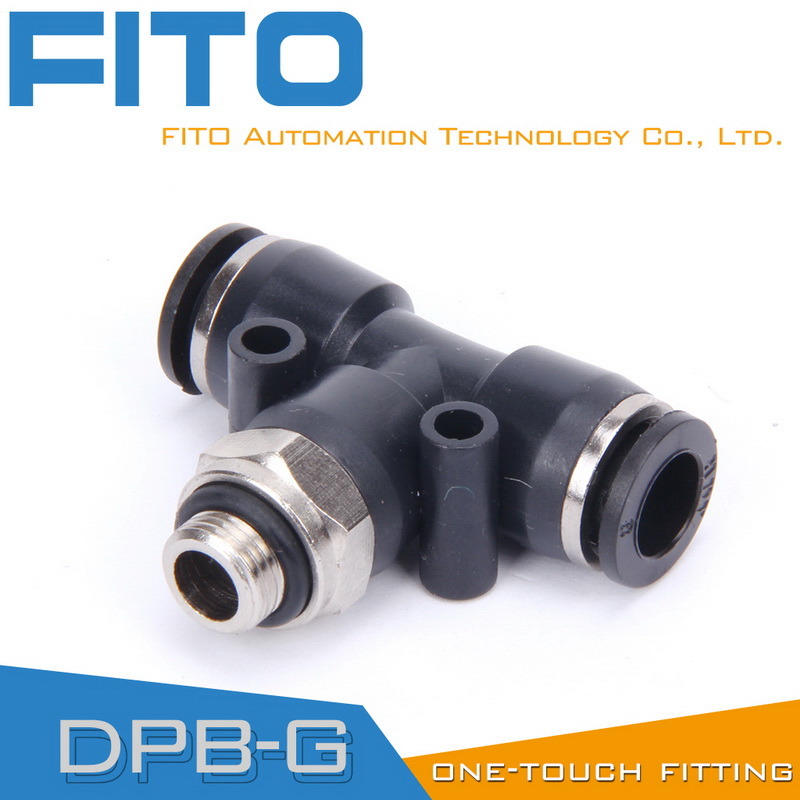 100% Tested Pb Pneumatic Male Fitting/Tee Union Fitting/Plastic Pneumatic Fittings