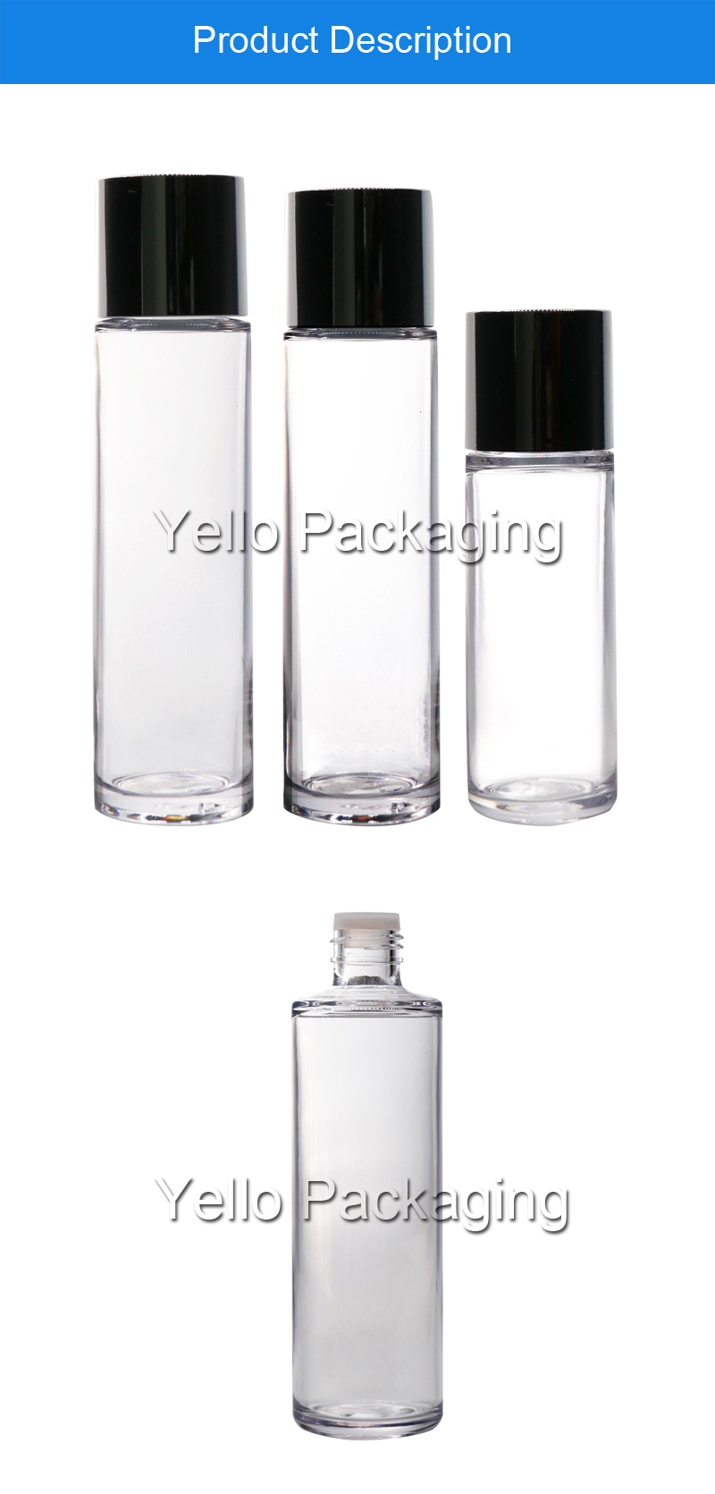 Hot Sale Lotion Bottles Plastic Empty Luxury Pet Bottle