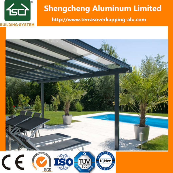 Waterproof Patio Cover with Polycarbonate Sheet Roof