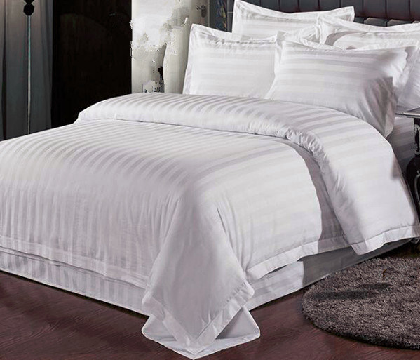 100%Cotton Jacquard Quality White Hotel Pillowcase