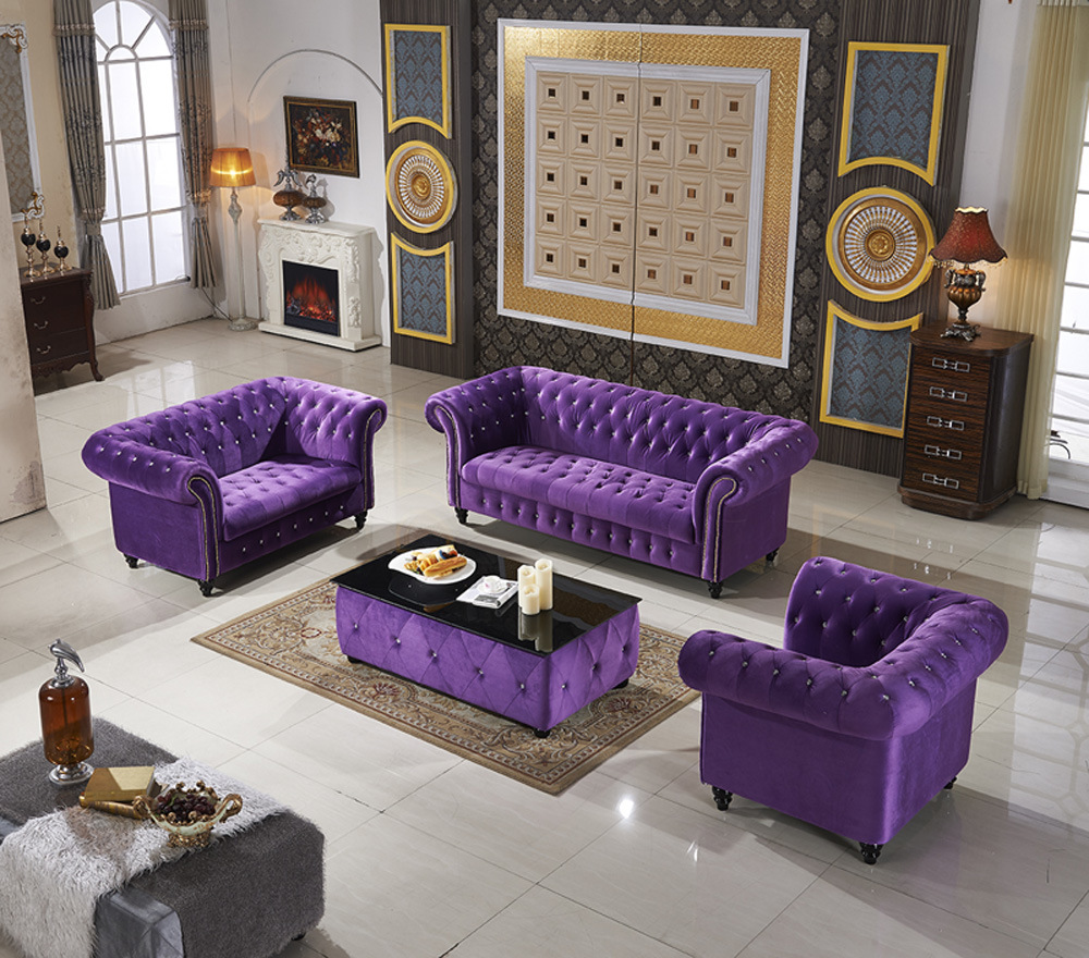 Luxury Modern Home Furniture Sectional Fabric Sofa
