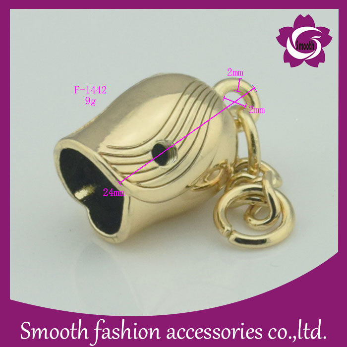 Fashion Metal Accessories Cord End Buckle Stopper Stainless Steel Hardware