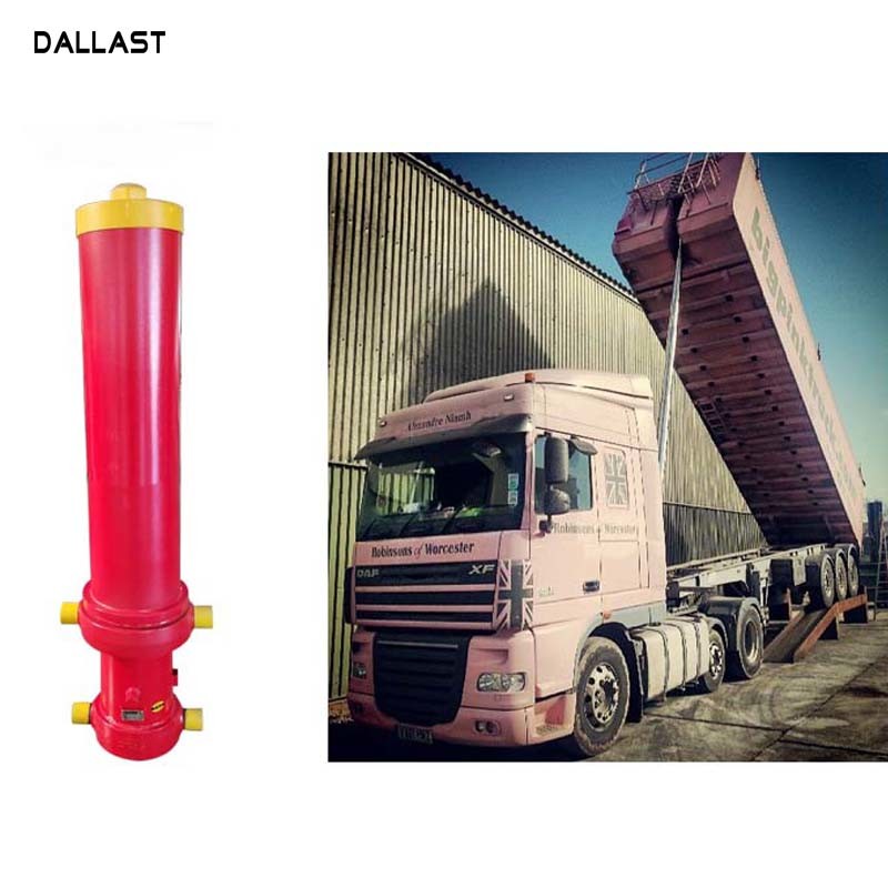 Telescoping Single Acting Dump Truck Hydraulic RAM Cylinder