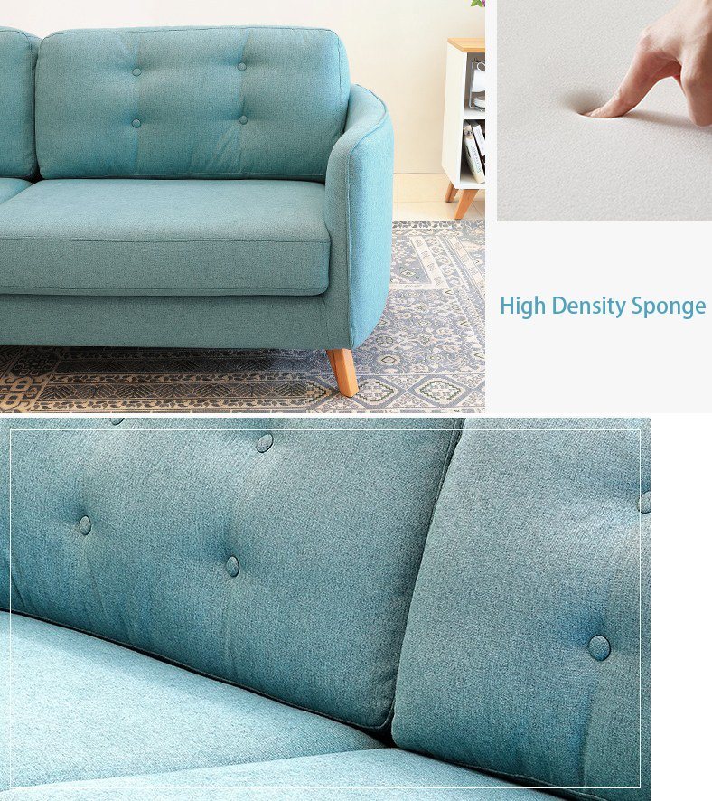 2018 Newest Modern 1 Seater Sofas Single Fabric Sofa