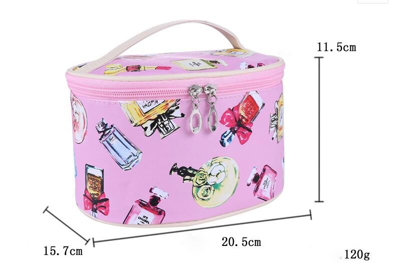 2017 Fashion Brand Women Waterproof Cosmetic Bags Make up Travel Toiletry Storage Box Makeup Bag Wash Organizer Cases