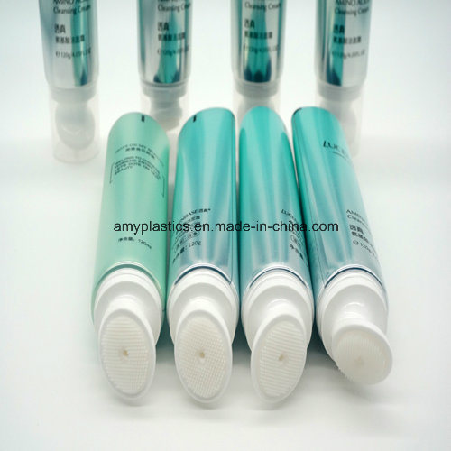 Aluminum Plastic Laminated Tube for Cosmetics Facial Cleanser with Hairbrush