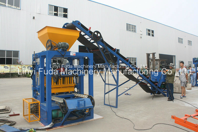 Qt4-24b Interlock Making Concrete Brick Making Machine Manually Operated