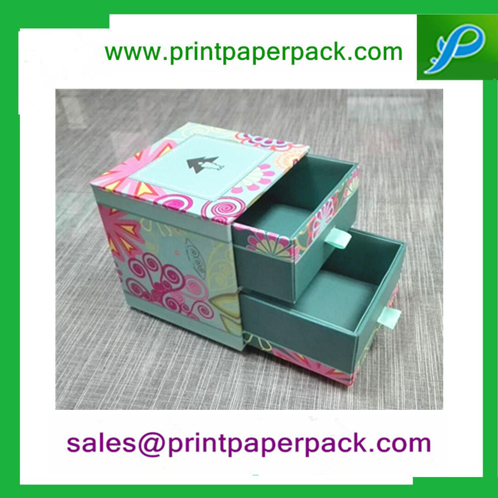 Custom Craft Rigid Drawer Gift Box & Bag, Jewelry Storage Packing Box, Rigid Cosmetic Jewellery Wig Paper Box, Tea / Coffee Printed Packaging Box