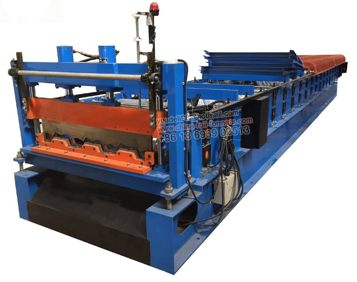 Steel Deck Flooring Roll Forming Machine