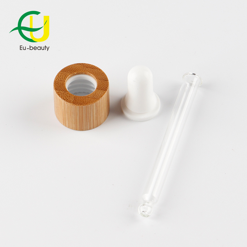 18/410 Bamboo Dropper with Glass Pipette for Essential Oil