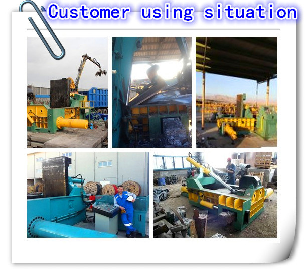 Ce Hydraulic Scrap Metal Iron Aluminum Baler Press Machine