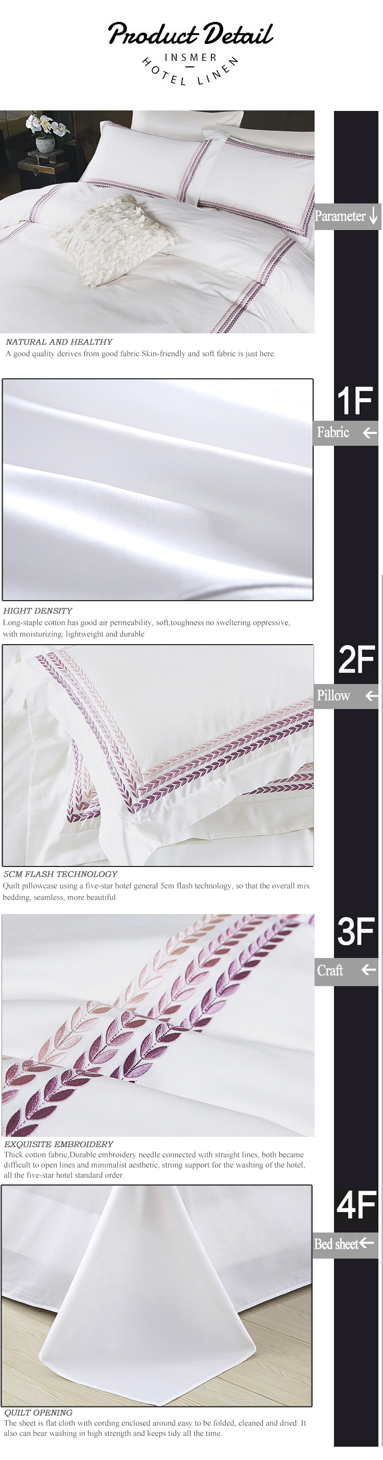 Guangzhou Hotel Textiles Manufacturer Cotton Wholesale Hotel Balfour Bed Linen
