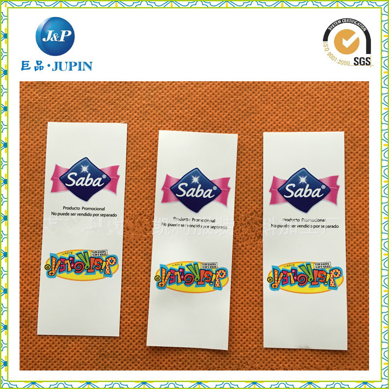 Custom Printed Garment Cloth Woven Fabric Label (JP-CL029)