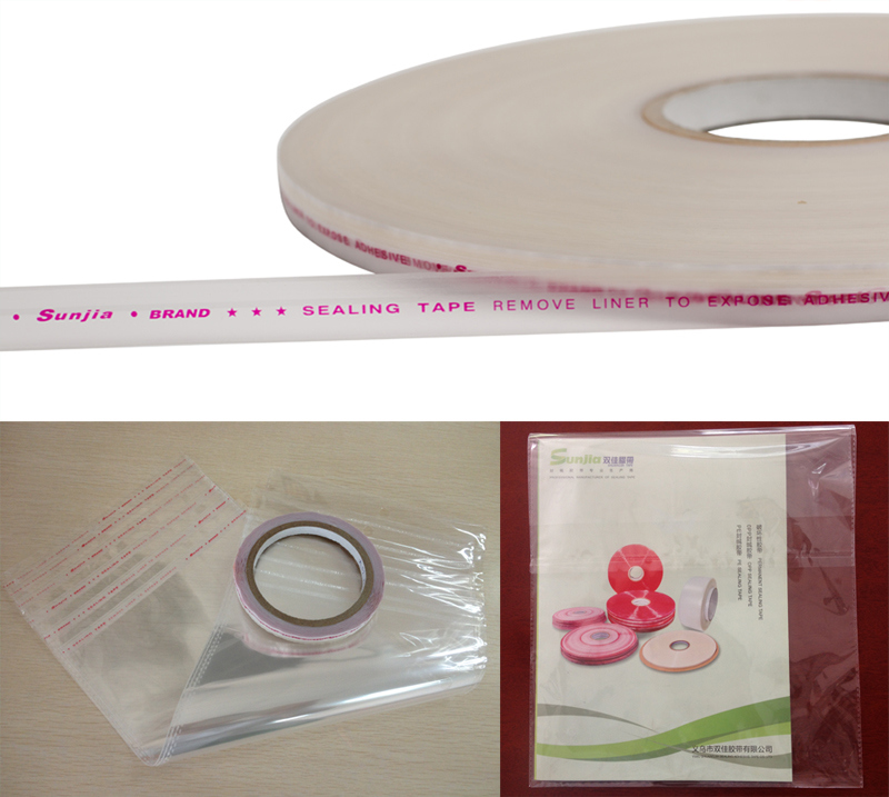Finger Lift Adhesive Tape for PP Resealable Bags (SJ-PE124)