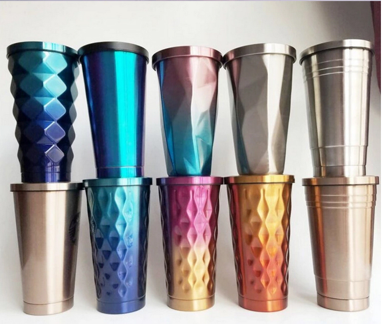 Double Wall Eco-Friendly Stocked Stainless Steel Coffee Cup