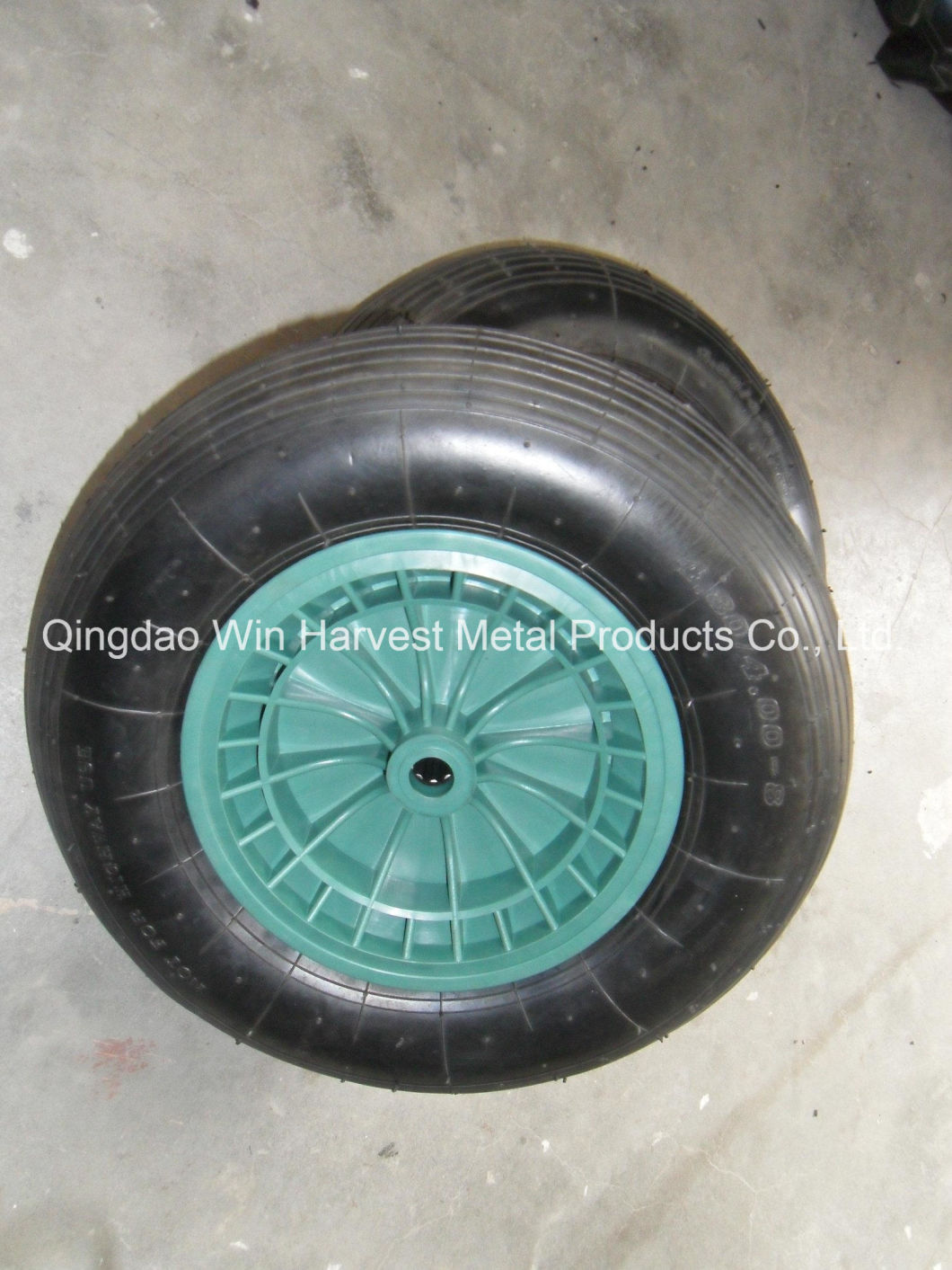 16 Inch 16X4.00-8 Plastic Rim Pneumatic Rubber Wheel