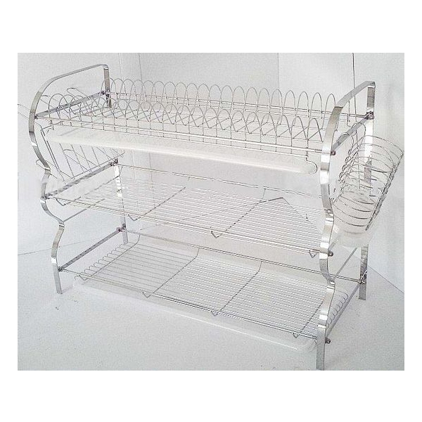 Quality Assured Knock-Down Structure Bathroom Shelf Wall Dish Rack