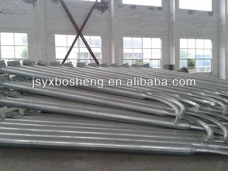 12m Galvanized Street Lighting Pole