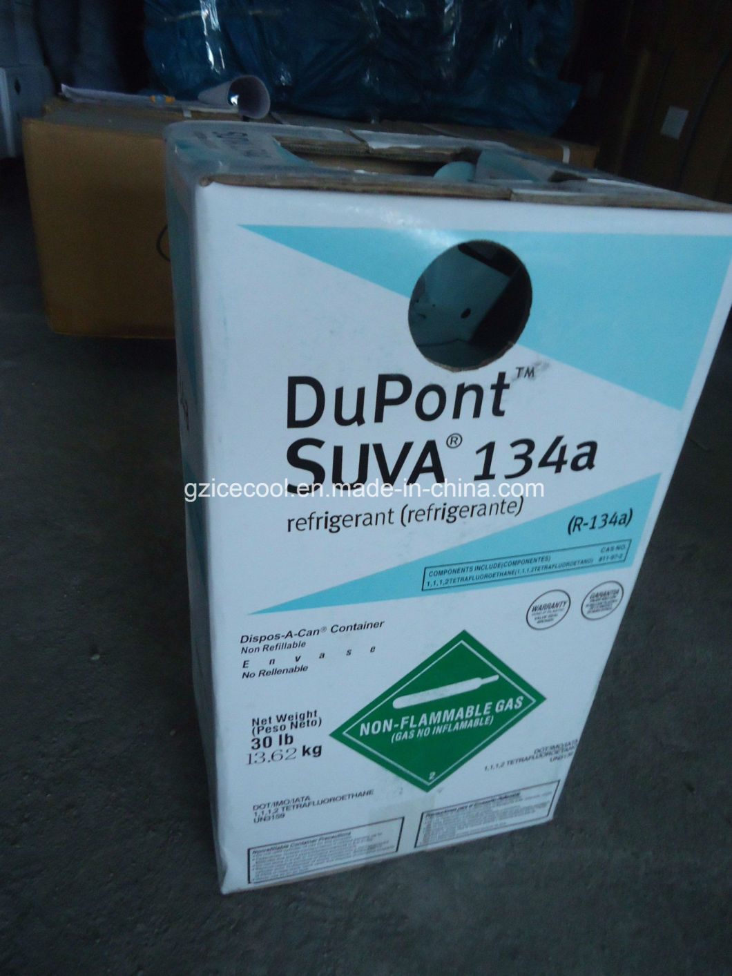 DuPont Suva Net Weight 13.6kg Freon R22/R404A/R134A/R410A/R407c Refrigerant (refrigerante) Gas