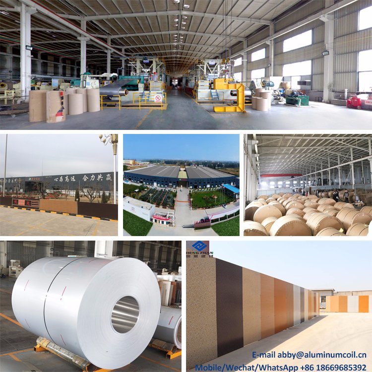 PE/PVDF Red Color Coated Wooden Prepainted Aluminum Alloy Coils