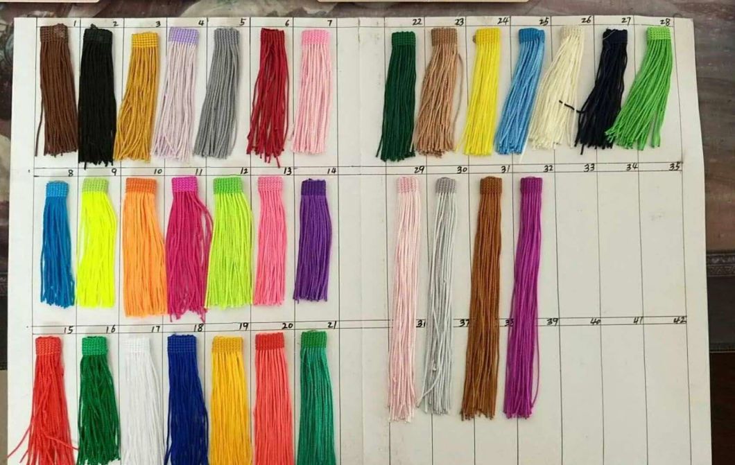 Wholesale Hot Sell Silk Fringe Tassel for Garment Accessories