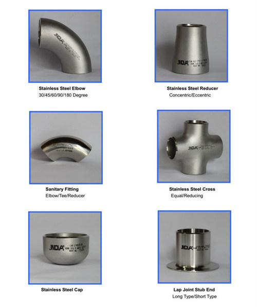 DIN/ANSI/JIS/En 90 Degree Stainless Steel Elbow Pipe Fitting