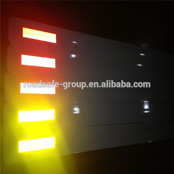 Road Safety Flexible Manganese Steel Plastic Delineator Sign Post