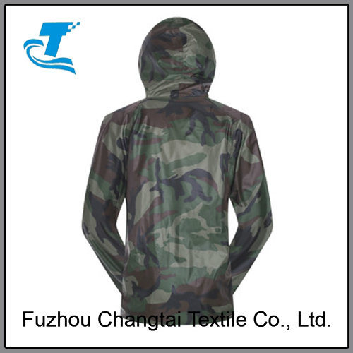 Men's PVC Camo Rain Suit for Outdoor Activities