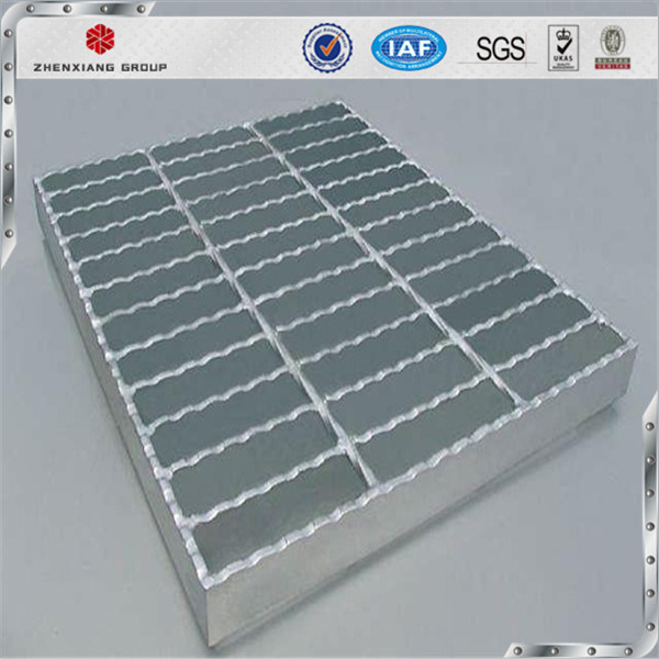 Hot Dipped Galvanized Steel and Black Mesh Grating