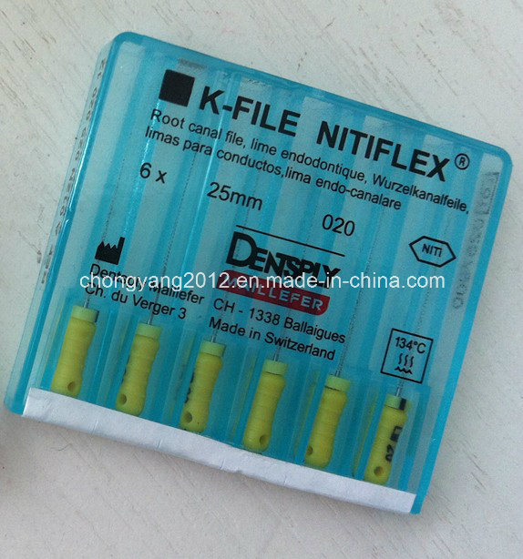 Dentsply Maillefer Root Canal Rotary K-Files Niti Flexible