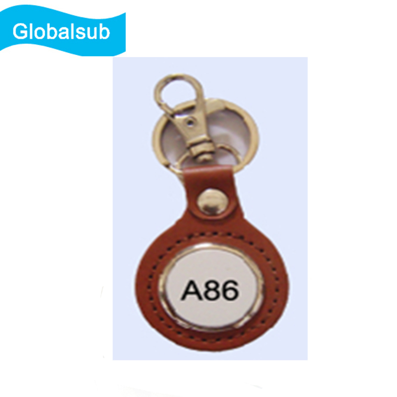 Fashion Sublimation Blanks Leather Key Chain Key Holder