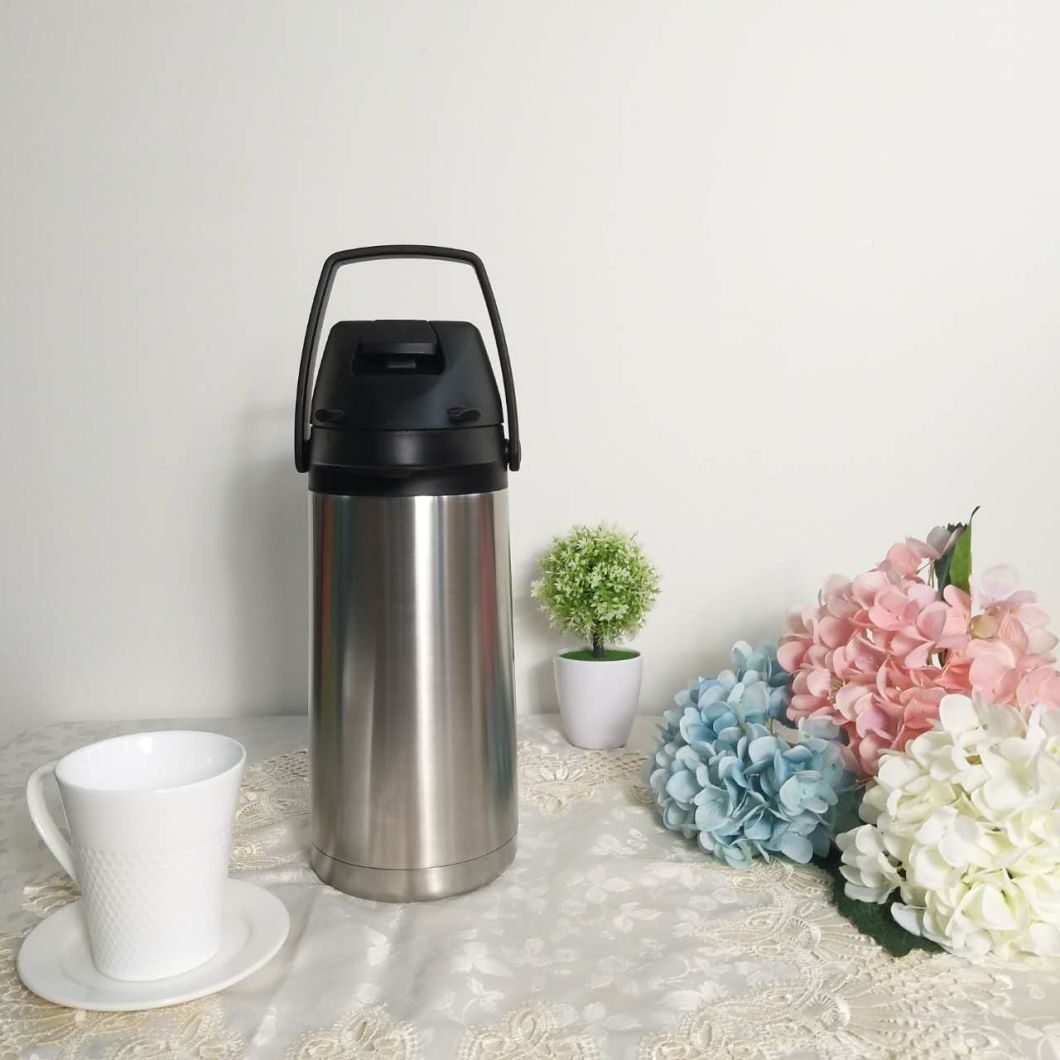 Insulated Vacuum Airpot Thermos Flask with Lever (ASUU)