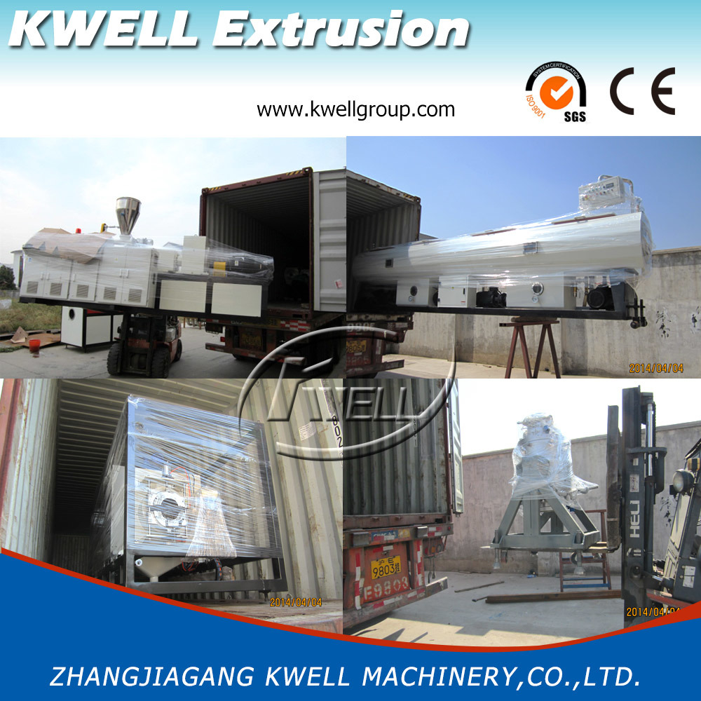 16-630mm PVC Pipe Twin Screw Extruder, Tube Extrusion Machine