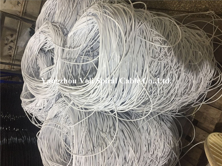 High Elasticity TPE PUR Spiral Electric Wire Coiled Cable