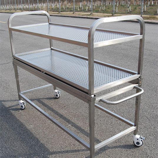 Medical Grade Stainless Steel Trolley for Foodstuff, Biology, Petroleum, Nuclear Energy Medical