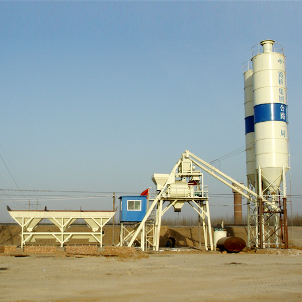 Factory Price Double Shaft Cement Mixer / Twin Shaft Batch Mixer