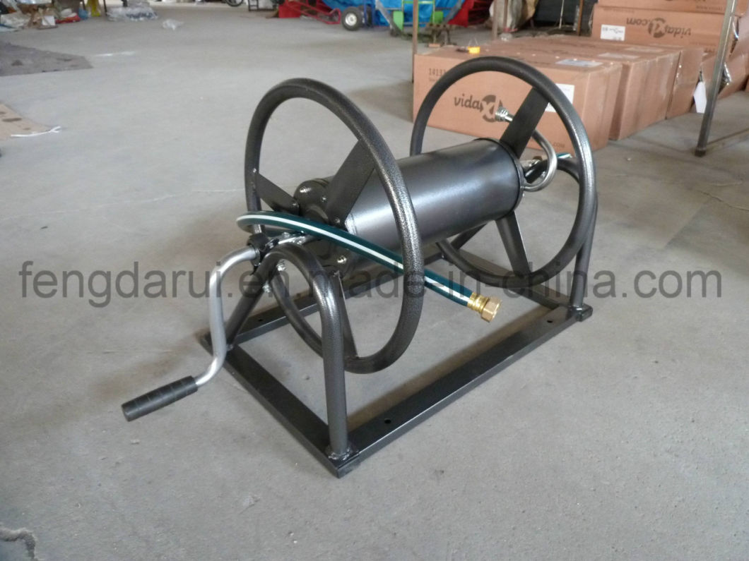 Garden Rolling Hose Reel Cart (TC4704) with 4 Wheels