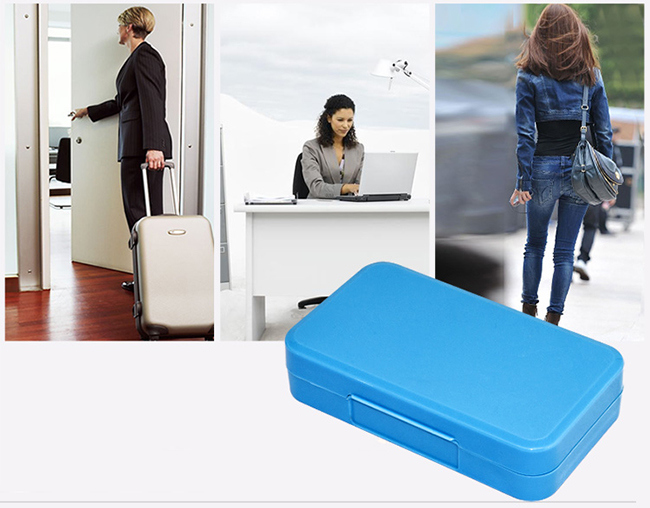 Mini Portable 4 Slots Travel Medical Pill Box Medicine Case