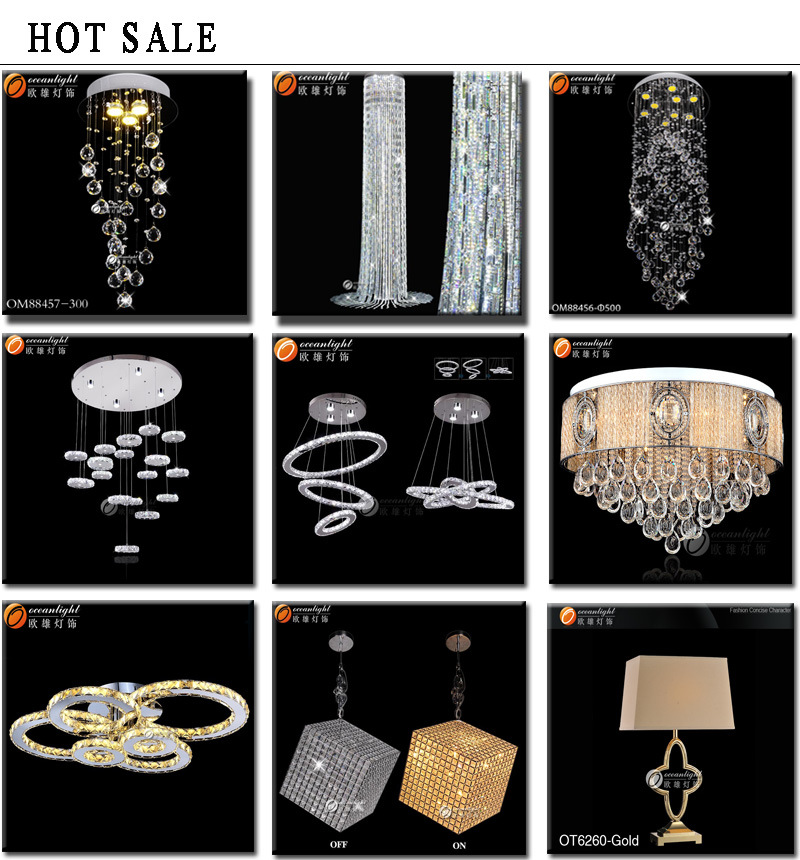 Ceiling Lamp Crystal, Square LED Ceiling Lamp, Flower Ceiling Lamp (OM88173-4)